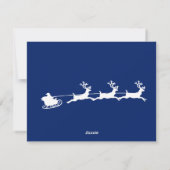 サンタクロース来はTown Photoへ シーズンカード (裏面)