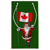 サンタクロース来訪カナダ スモールペーパーバッグ (裏面)