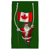 サンタクロース来訪カナダ スモールペーパーバッグ (正面)