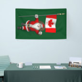 サンタクロース来訪カナダ 横断幕 (トレードショー)