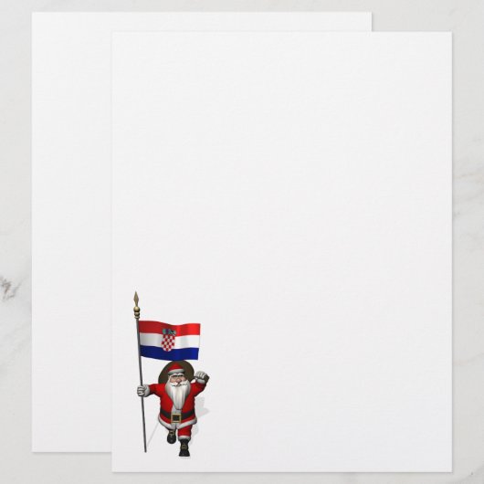 サンタクロース来訪クロアチア (正面/裏面)