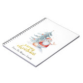 サンタクロース松木クリスマス ノートブック (左側)