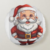 サンタクロース枕クッション ラウンドクッション (裏面)