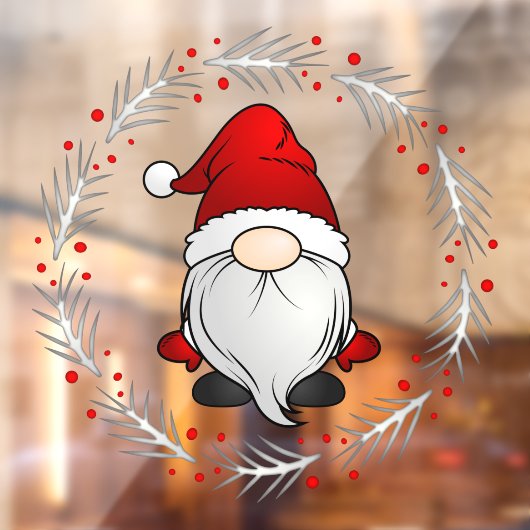 サンタクロース格言ウィズホリーリースビジネス ウィンドウサイン (シート2)