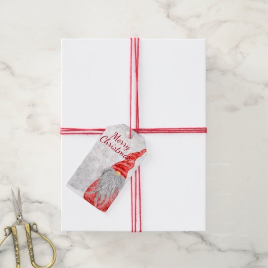 サンタクロース格言オンスノーイフィールド ギフトタグ (より糸付き)