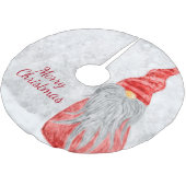 サンタクロース格言オンスノーイフィールド ブラッシュドポリエステルツリースカート (アングル)