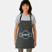 サンタクロース海軍赤パタミニマルーン エプロン (インサイチュ)