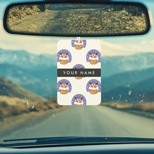 サンタクロース煙突,雪,クリスマス,新年 カーエアーフレッシュナー