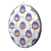 サンタクロース煙突，雪，クリスマス，新年 ダーツボード (正面右)