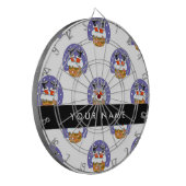 サンタクロース煙突,雪,クリスマス,新年 ダーツボード (正面左)