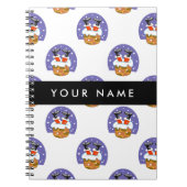 サンタクロース煙突，雪，クリスマス，新年 ノートブック (正面)