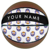 サンタクロース煙突，雪，クリスマス，新年 バスケットボール (正面)