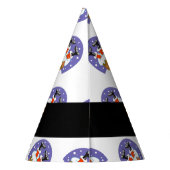 サンタクロース煙突,雪,クリスマス,新年 パーティーハット (裏面)