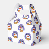 サンタクロース煙突，雪，クリスマス，新年 フェイバーボックス (裏面サイド)