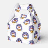 サンタクロース煙突，雪，クリスマス，新年 フェイバーボックス (正面サイド)