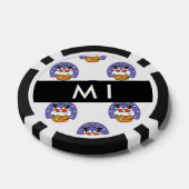 サンタクロース煙突，雪，クリスマス，新年 ポーカーチップ (シングル)