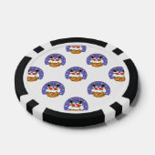 サンタクロース煙突，雪，クリスマス，新年 ポーカーチップ (シングル)