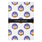 サンタクロース煙突,雪,クリスマス,新年 ミニクリップボード (裏面)