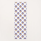 サンタクロース煙突，雪，クリスマス，新年 ヨガマット (正面)