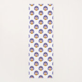 サンタクロース煙突，雪，クリスマス，新年 ヨガマット (裏面)