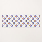 サンタクロース煙突，雪，クリスマス，新年 ヨガマット (正面(横))