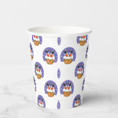 サンタクロース煙突，雪，クリスマス，新年 紙コップ (右)