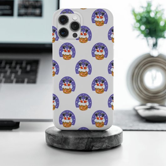 サンタクロース煙突,雪,クリスマス,新年 Case-Mate iPhoneケース