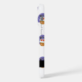 サンタクロース煙突，雪，クリスマス，新年 iPhoneケース (左側面)