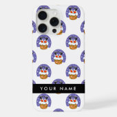 サンタクロース煙突，雪，クリスマス，新年 iPhoneケース (裏面)