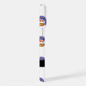 サンタクロース煙突，雪，クリスマス，新年 iPhoneケース (右側面)