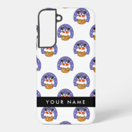 サンタクロース煙突，雪，クリスマス，新年 SAMSUNG GALAXY S22+ケース