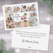 サンタクロース熱帯写真ビーチクリスマス シーズンカード