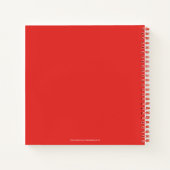 サンタクロース父クリスマスディナーレシピ ノートブック (裏面)