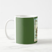 サンタクロース父クリスマスビンテージクリスマスマグカップ コーヒーマグカップ (左)