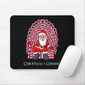 サンタクロース甘しょの玉座クリスマス少年たち女の子 マウスパッド (マウス)