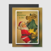 サンタクロース登山ザクリスマスツリー – ヴィンテージ (正面/裏面)