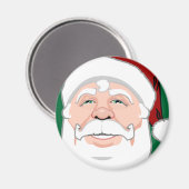 サンタクロース磁石おもしろいサンタデコール&ギフト マグネット (正面/裏面)