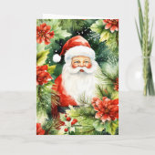 サンタクロース空白のクリスマスカード シーズンカード (裏面)