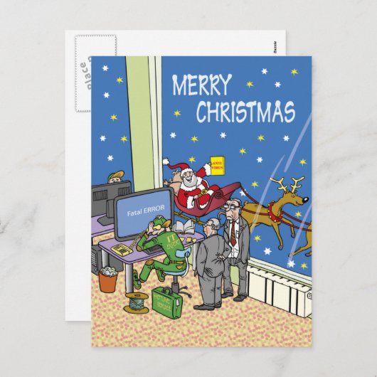 サンタクロース第12 シーズンポストカード (正面/裏面)