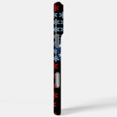 サンタクロース米国国旗 Case-Mate iPhoneケース (裏面 / 右)