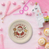 サンタクロース紙プレート ペーパープレート (パーティー)