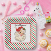 サンタクロース紙プレート ペーパープレート (パーティー)