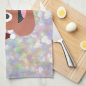 サンタクロース絵文字 キッチンタオル (四つ折り)