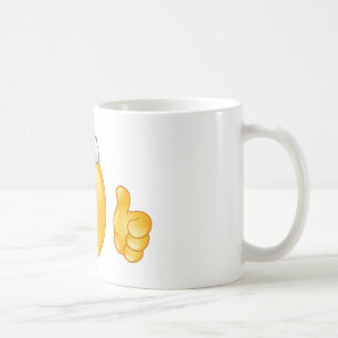サンタクロース絵文字 コーヒーマグカップ