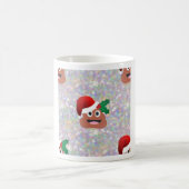 サンタクロース絵文字 コーヒーマグカップ (中央)