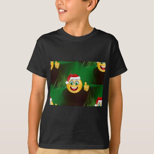 サンタクロース絵文字 Tシャツ (正面)