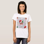 サンタクロース絵文字 Tシャツ (正面フル)