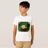 サンタクロース絵文字 Tシャツ (正面フル)