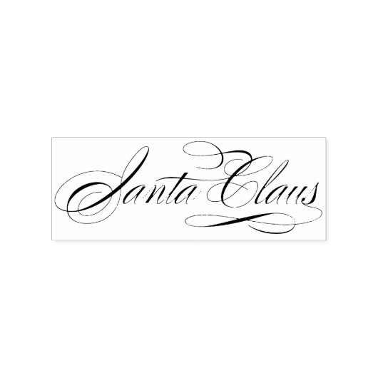 サンタクロース署名クリスマスII ラバースタンプ (インプリント)