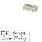 サンタクロース署名クリスマスVゴム印 ラバースタンプ (押印)